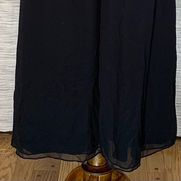 Bari Jay black and cream strapless evening gown. - Picture 12 of 16